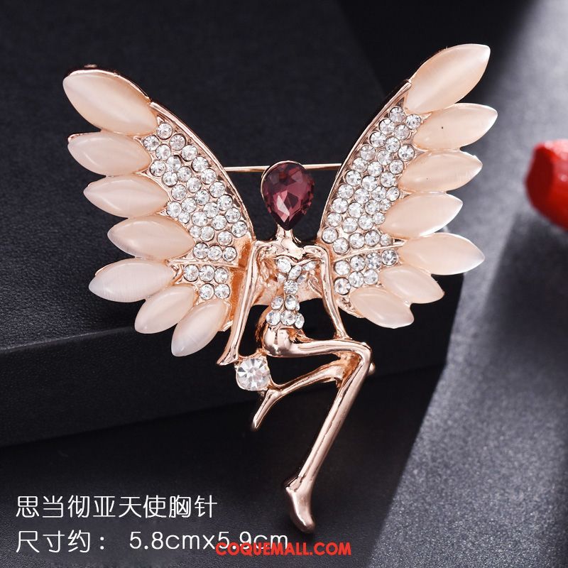 Broche Femme Tempérament Cristal Accessoires, Broche Corsage Mode