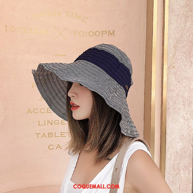 Casquette Chapeau Femme Anti-uv De Plein Air Été, Casquette Chapeau All-match Crème Solaire