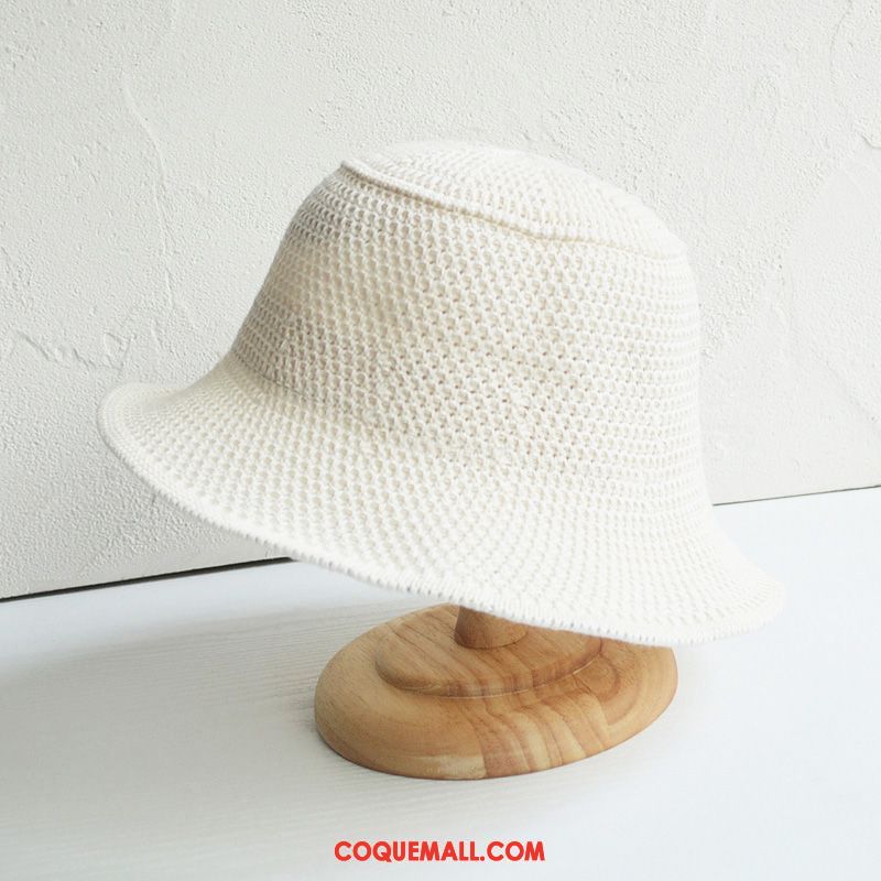 Casquette Chapeau Femme Blanc Plier Été, Casquette Chapeau Crème Solaire Rouge