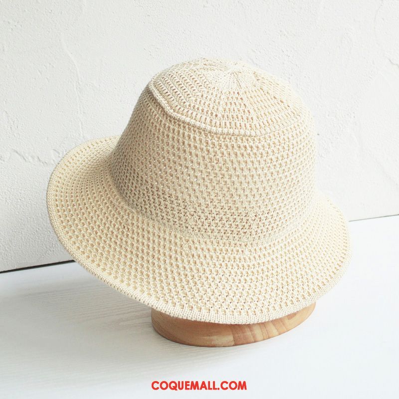 Casquette Chapeau Femme Blanc Plier Été, Casquette Chapeau Crème Solaire Rouge