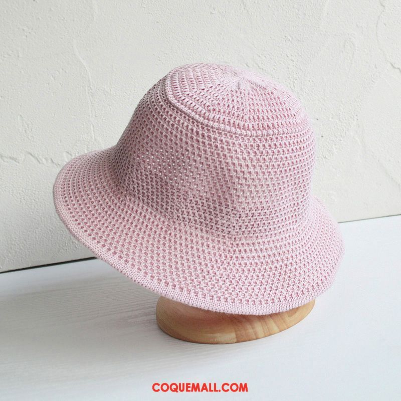 Casquette Chapeau Femme Blanc Plier Été, Casquette Chapeau Crème Solaire Rouge