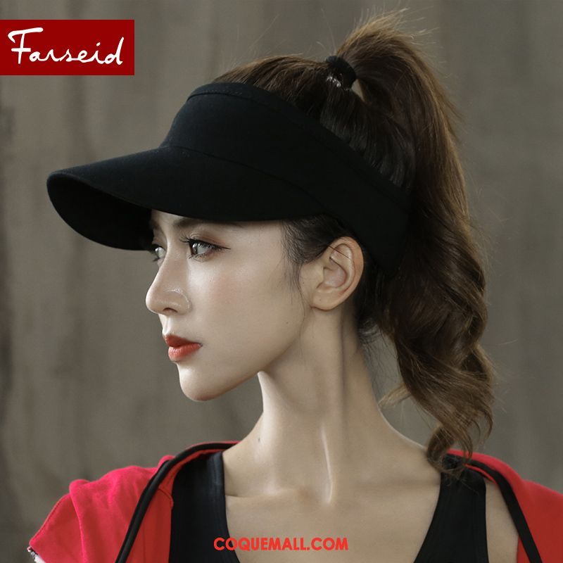 Casquette Chapeau Femme Casquette De Baseball Tendance Été, Casquette Chapeau Ombre Jaune