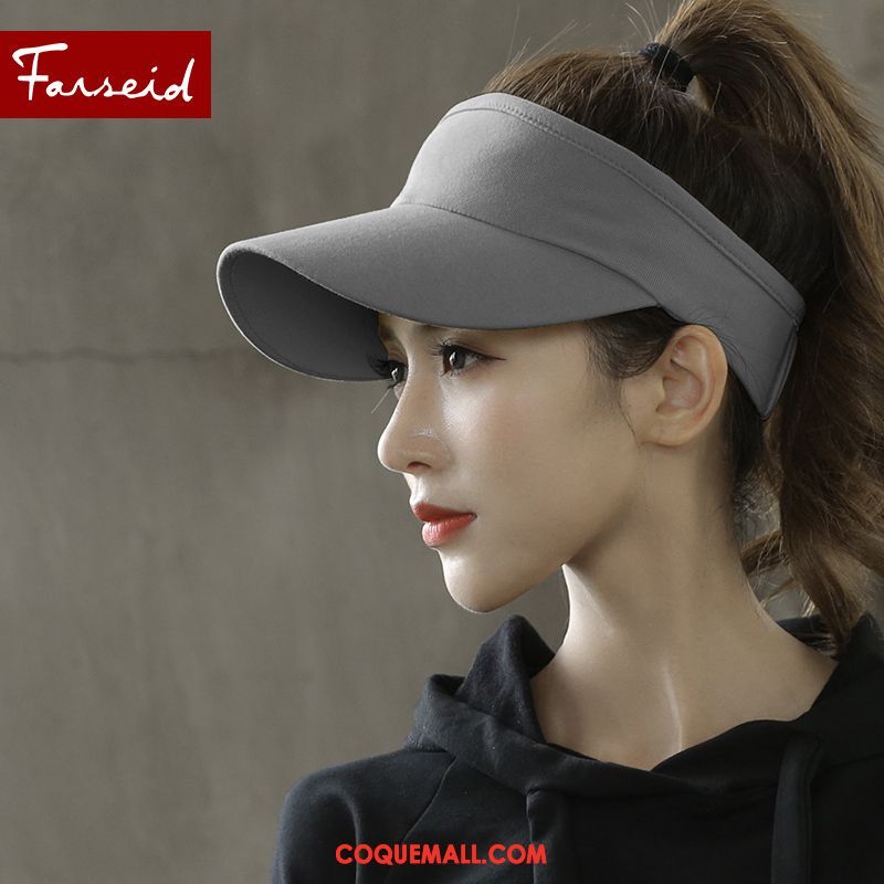 Casquette Chapeau Femme Casquette De Baseball Tendance Été, Casquette Chapeau Ombre Jaune