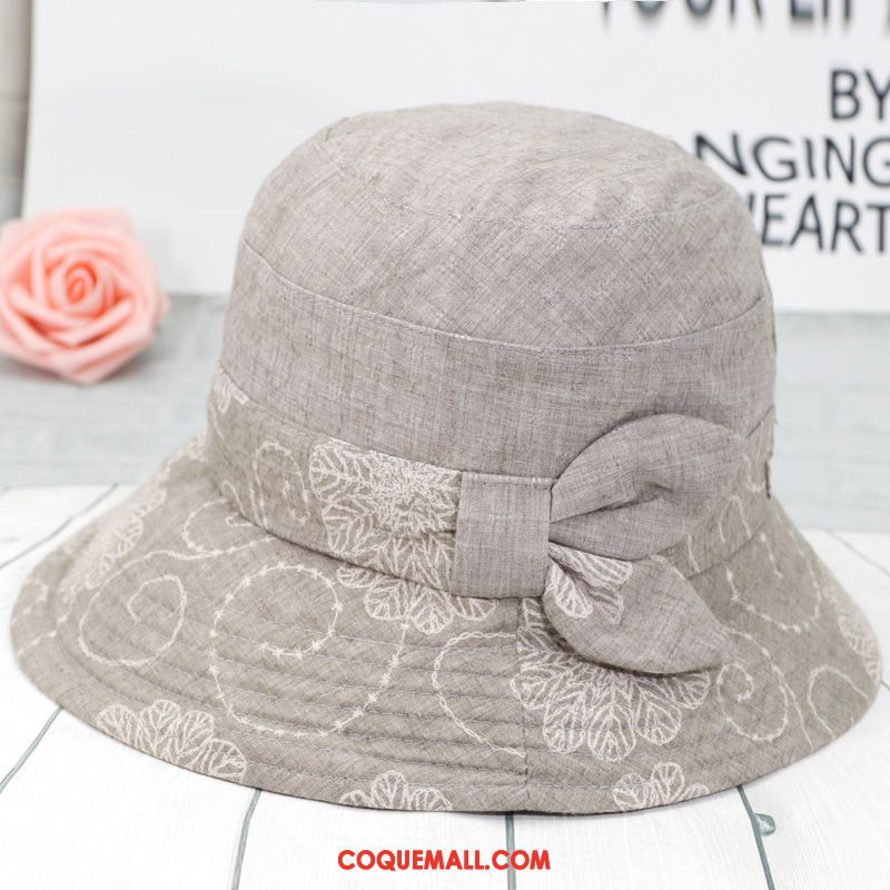 Casquette Chapeau Femme Chapeau De Pêcheur Chapeau Ombre, Casquette Chapeau Tissu Printemps