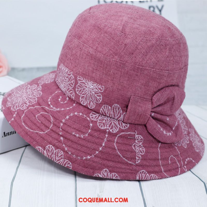 Casquette Chapeau Femme Chapeau De Pêcheur Chapeau Ombre, Casquette Chapeau Tissu Printemps