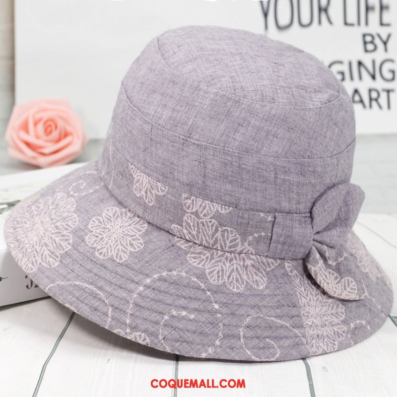 Casquette Chapeau Femme Chapeau De Pêcheur Chapeau Ombre, Casquette Chapeau Tissu Printemps