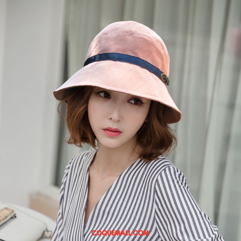 Casquette Chapeau Femme Chapeau De Soleil Chapeau All-match, Casquette Chapeau Loisir Chapeau De Pêcheur