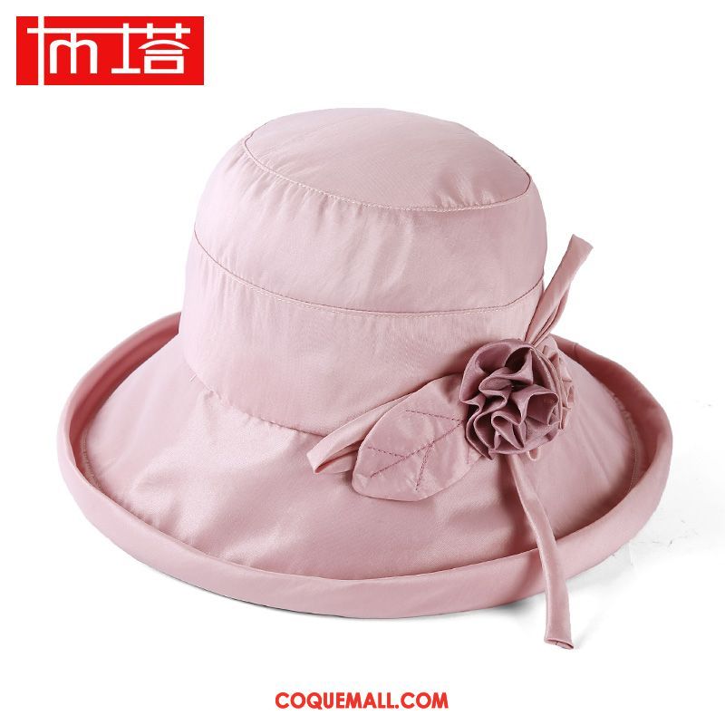 Casquette Chapeau Femme Chapeau De Soleil Ombre Crème Solaire, Casquette Chapeau Tissu All-match