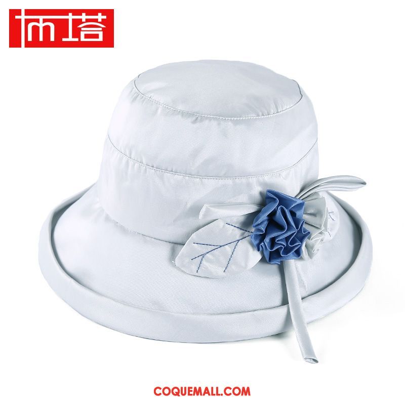 Casquette Chapeau Femme Chapeau De Soleil Ombre Crème Solaire, Casquette Chapeau Tissu All-match