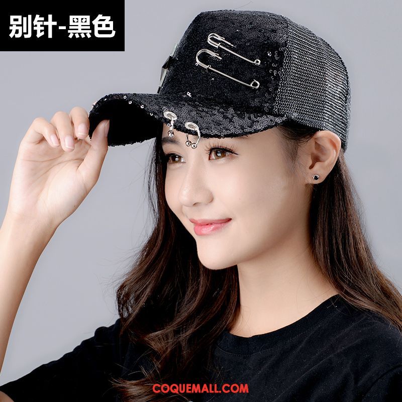 Casquette Chapeau Femme Chapeau De Soleil Ombre Paillettes, Casquette Chapeau Tendance Étudiant