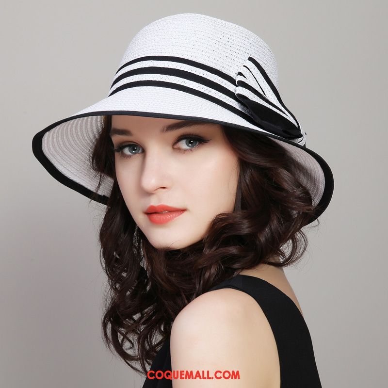 Casquette Chapeau Femme Chapeau De Soleil Été Plage, Casquette Chapeau Papillon Chapeau De Pêcheur Marineblau