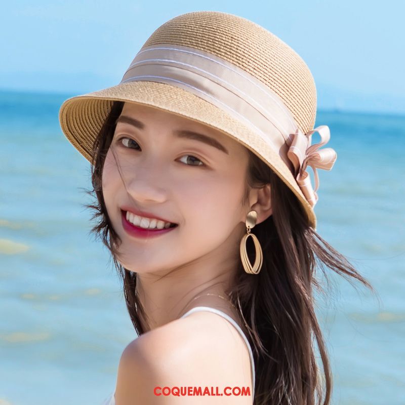 Casquette Chapeau Femme Chapeau De Soleil Été Plage, Casquette Chapeau Papillon Chapeau De Pêcheur Marineblau