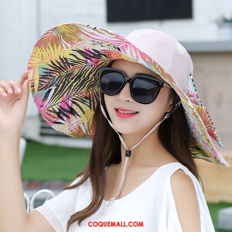 Casquette Chapeau Femme Crème Solaire Chapeau De Soleil Plier, Casquette Chapeau Gros Tourisme