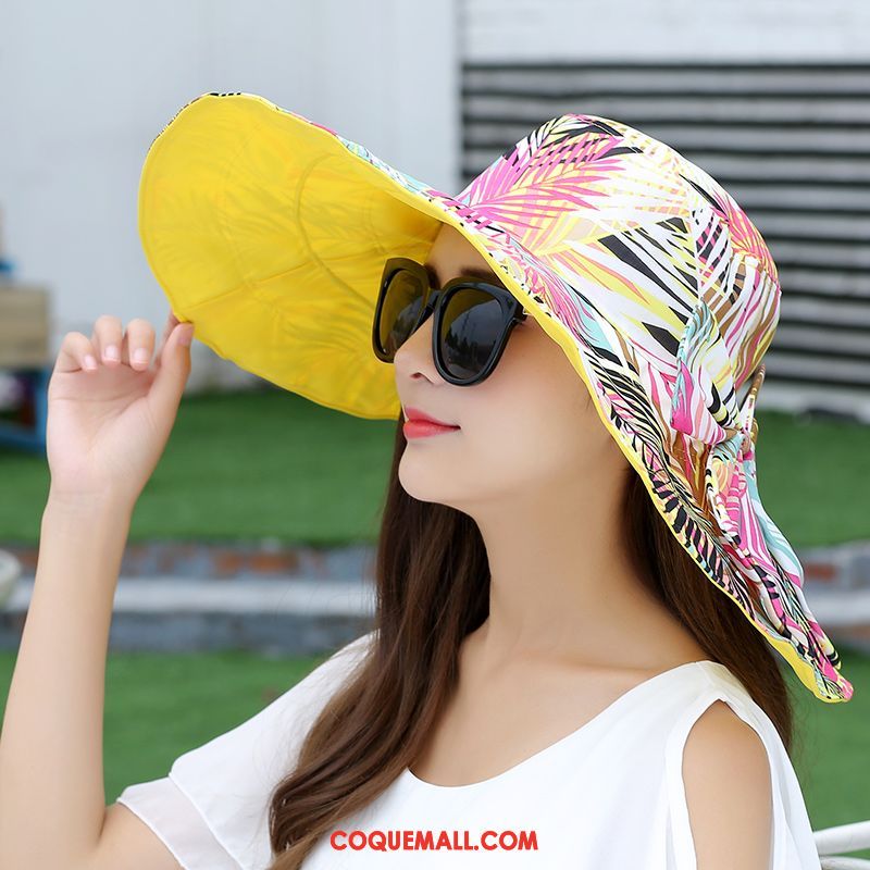 Casquette Chapeau Femme Crème Solaire Chapeau De Soleil Plier, Casquette Chapeau Gros Tourisme