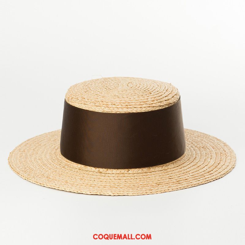 Casquette Chapeau Femme Crème Solaire Chapeau Le Nouveau, Casquette Chapeau Naturel Chapeau De Paille