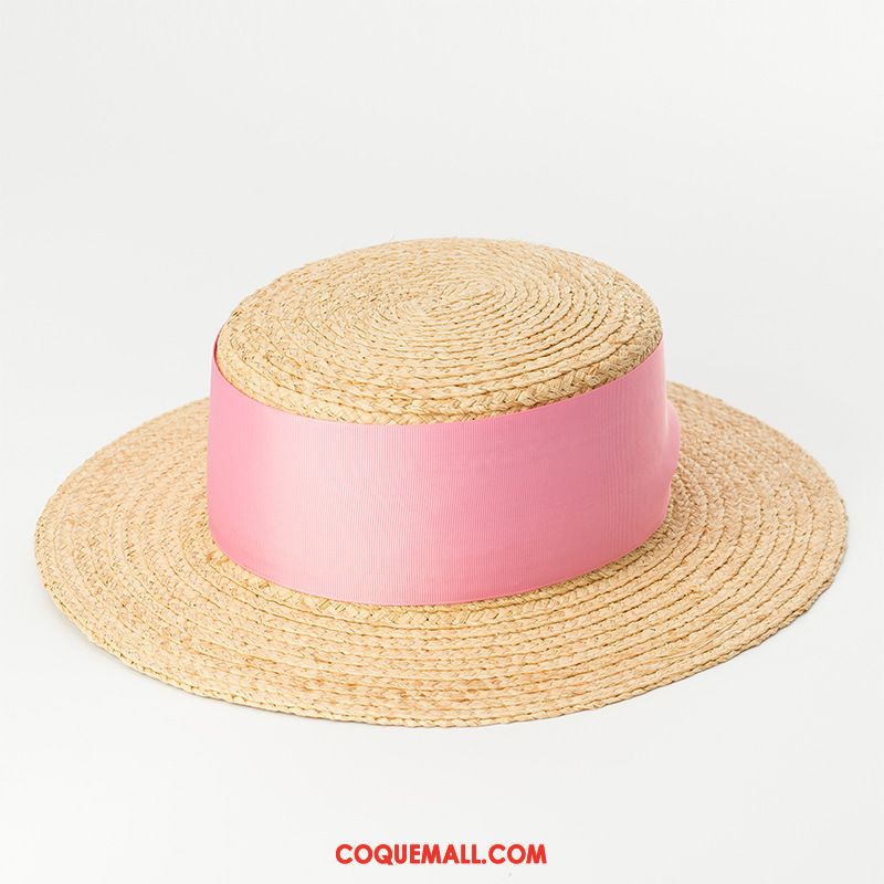 Casquette Chapeau Femme Crème Solaire Chapeau Le Nouveau, Casquette Chapeau Naturel Chapeau De Paille