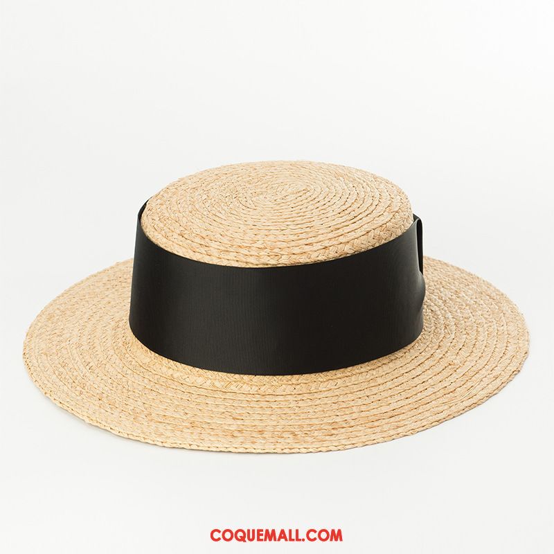 Casquette Chapeau Femme Crème Solaire Chapeau Le Nouveau, Casquette Chapeau Naturel Chapeau De Paille