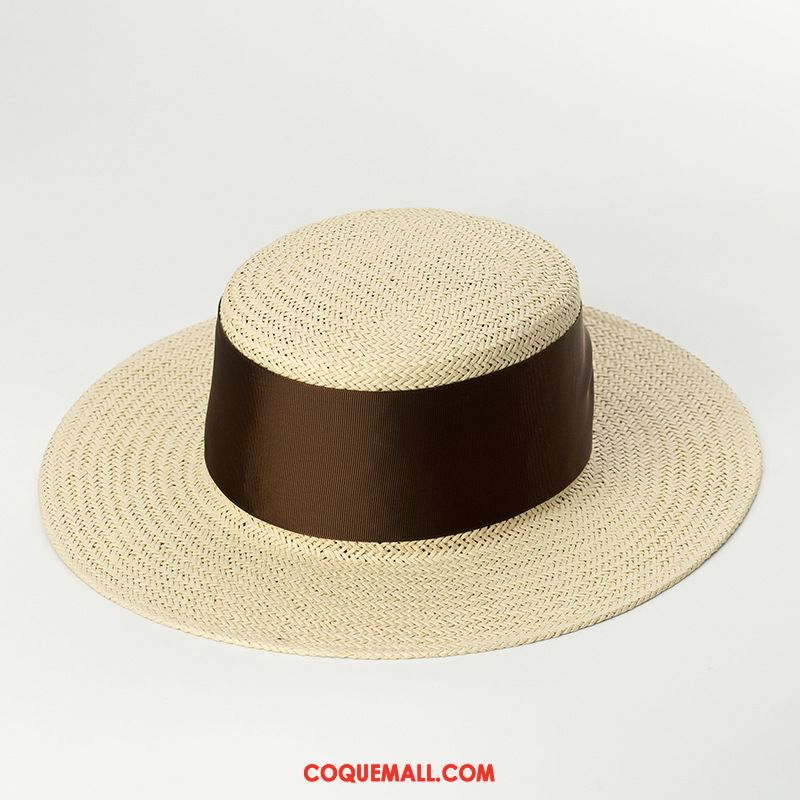 Casquette Chapeau Femme Crème Solaire Chapeau Le Nouveau, Casquette Chapeau Naturel Chapeau De Paille