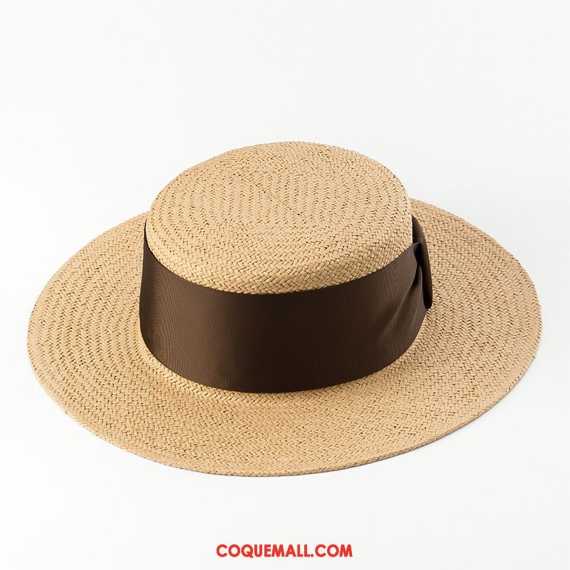 Casquette Chapeau Femme Crème Solaire Chapeau Le Nouveau, Casquette Chapeau Naturel Chapeau De Paille