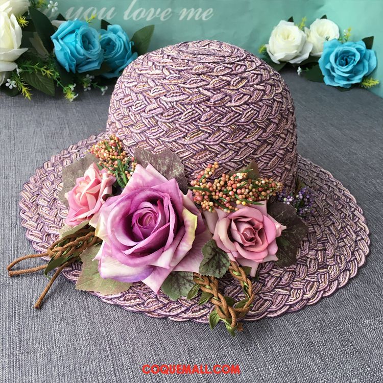 Casquette Chapeau Femme Frais Ombre Nouveau, Casquette Chapeau Été Plage