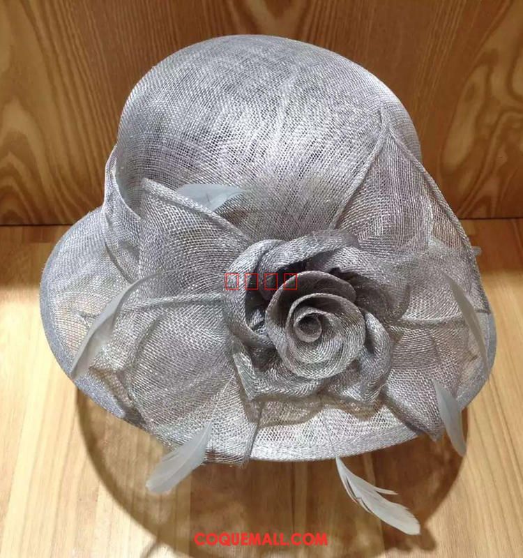 Casquette Chapeau Femme Gros Fleurs Poudre, Casquette Chapeau Rose Ombre