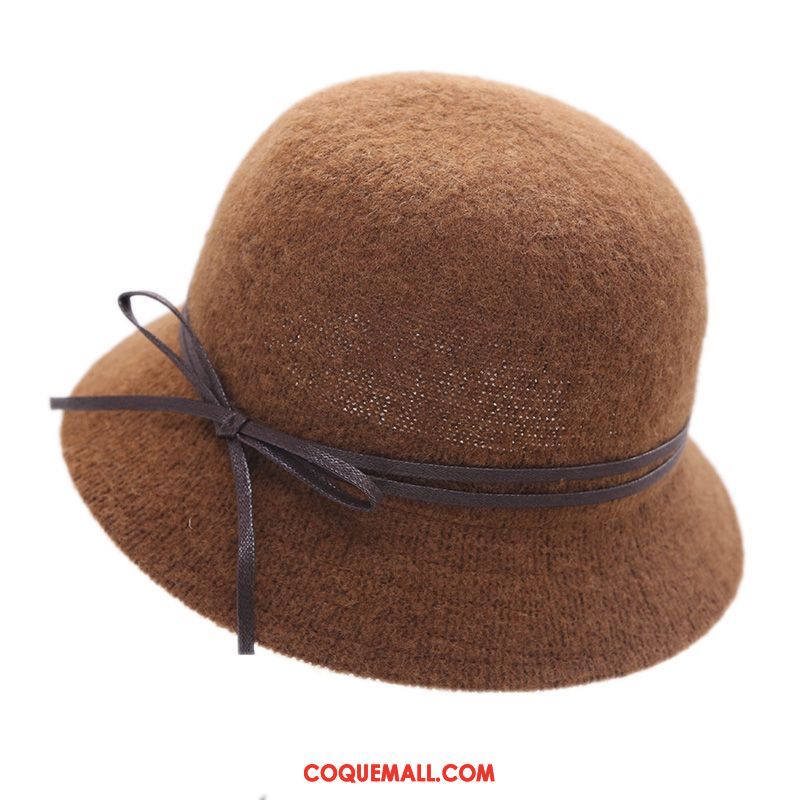 Casquette Chapeau Femme La Laine L'automne Mélangé, Casquette Chapeau Hiver Arc