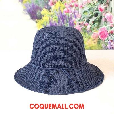 Casquette Chapeau Femme Manuel Chapeau De Pêcheur Chapeau De Soleil, Casquette Chapeau Chapeau De Paille Plier Dunkel Hell