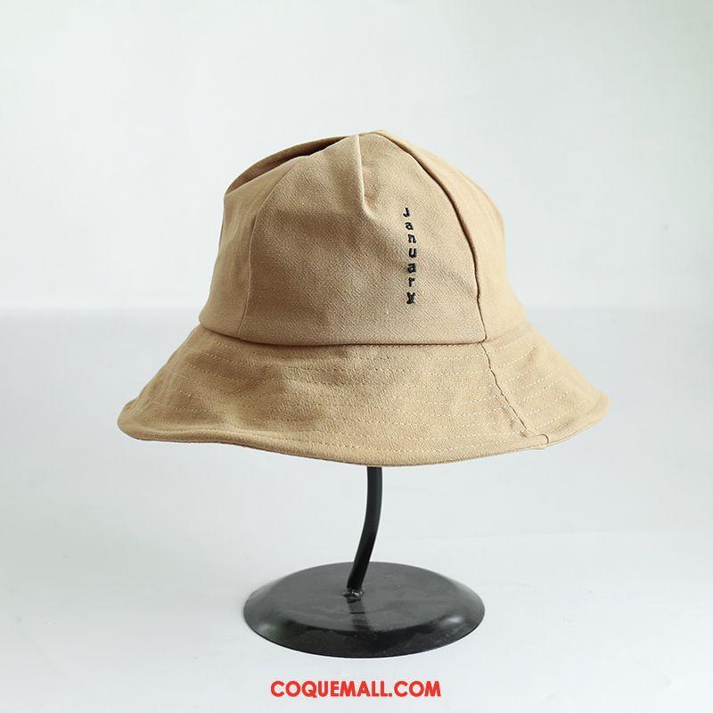 Casquette Chapeau Femme Ombre Chapeau Été, Casquette Chapeau Chapeau De Soleil Chapeau De Pêcheur Orange