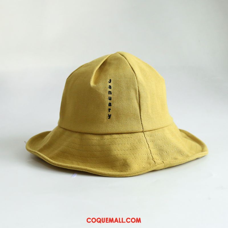 Casquette Chapeau Femme Ombre Chapeau Été, Casquette Chapeau Chapeau De Soleil Chapeau De Pêcheur Orange