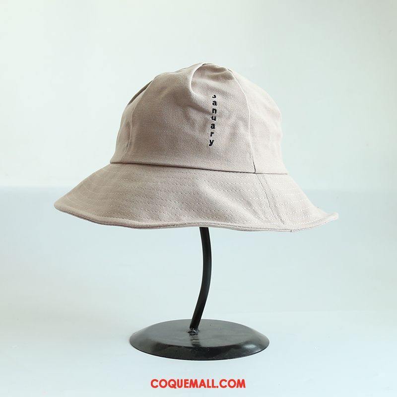 Casquette Chapeau Femme Ombre Chapeau Été, Casquette Chapeau Chapeau De Soleil Chapeau De Pêcheur Orange