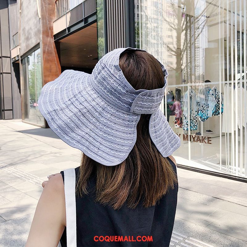 Casquette Chapeau Femme Ombre Été Chapeau, Casquette Chapeau Crème Solaire Anti-uv