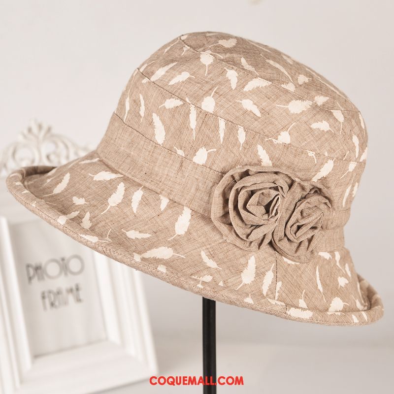 Casquette Chapeau Femme Personnes Âgées Chapeau De Pêcheur Mode, Casquette Chapeau Chapeau Milieu