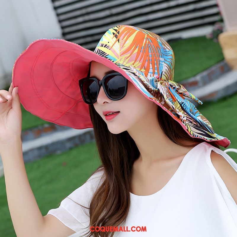 Casquette Chapeau Femme Plage Été Voyage, Casquette Chapeau Plier Vacances