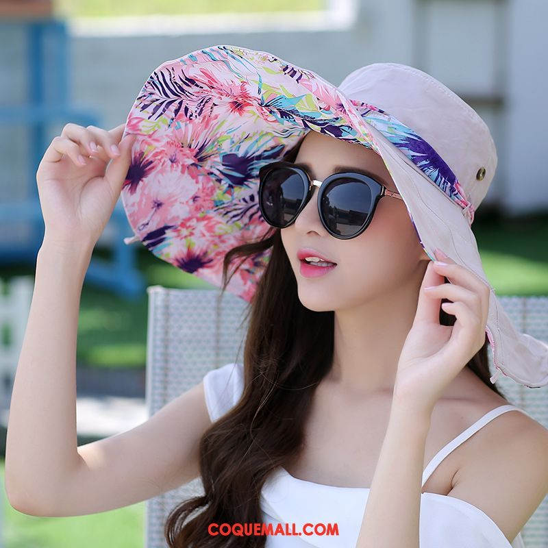 Casquette Chapeau Femme Plage Été Voyage, Casquette Chapeau Plier Vacances