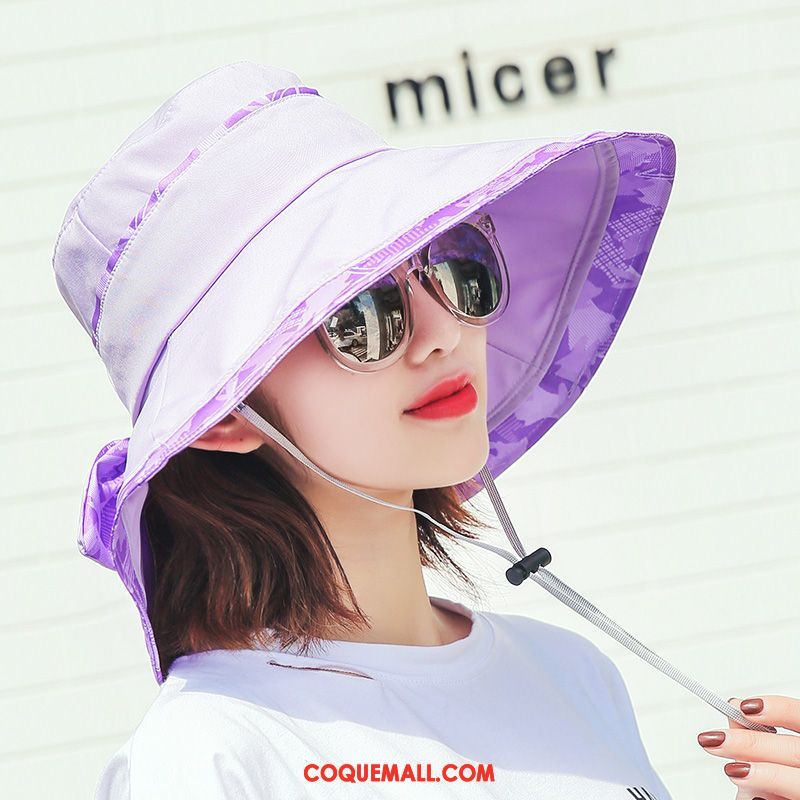 Casquette Chapeau Femme Plier Chapeau Été, Casquette Chapeau Crème Solaire All-match