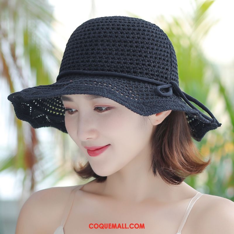 Casquette Chapeau Femme Plier Lin Ombre, Casquette Chapeau Chapeau De Soleil Gros