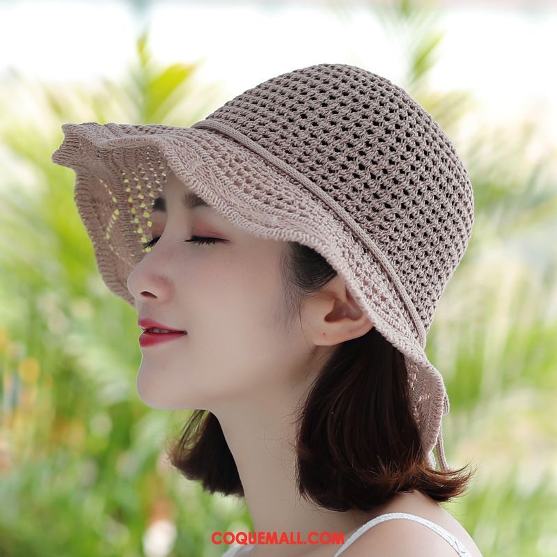 Casquette Chapeau Femme Plier Lin Ombre, Casquette Chapeau Chapeau De Soleil Gros