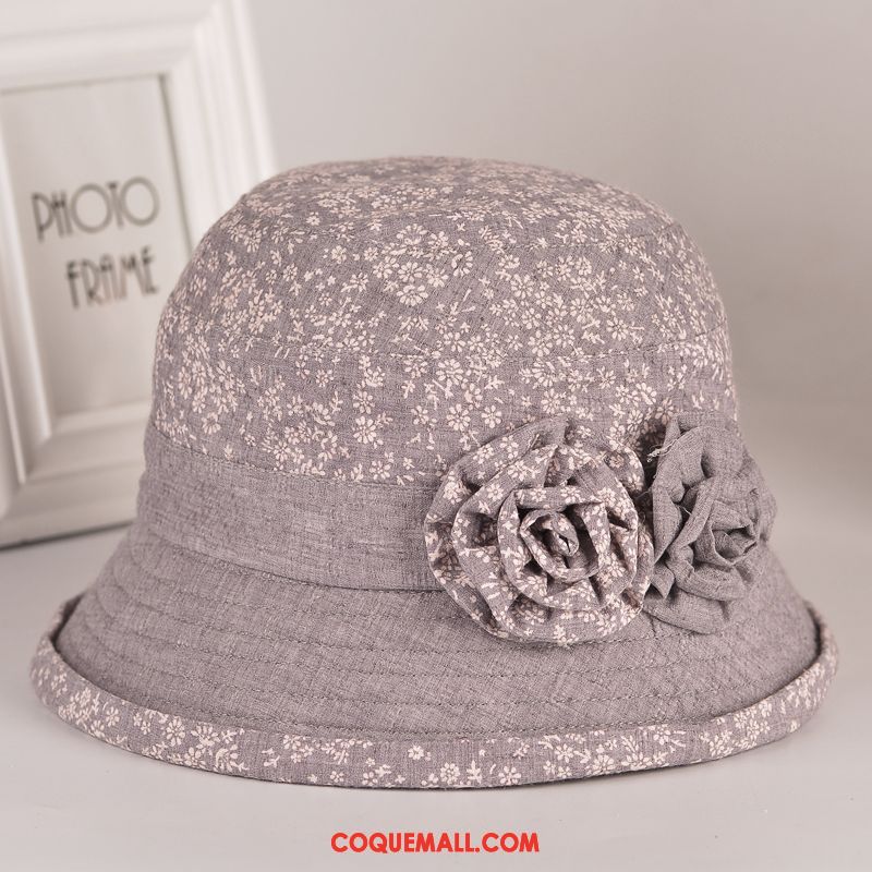 Casquette Chapeau Femme Printemps Ombre Personnes Âgées, Casquette Chapeau Milieu Tissu