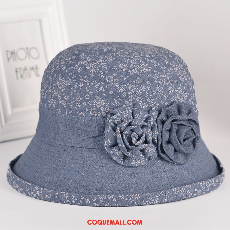 Casquette Chapeau Femme Printemps Ombre Personnes Âgées, Casquette Chapeau Milieu Tissu