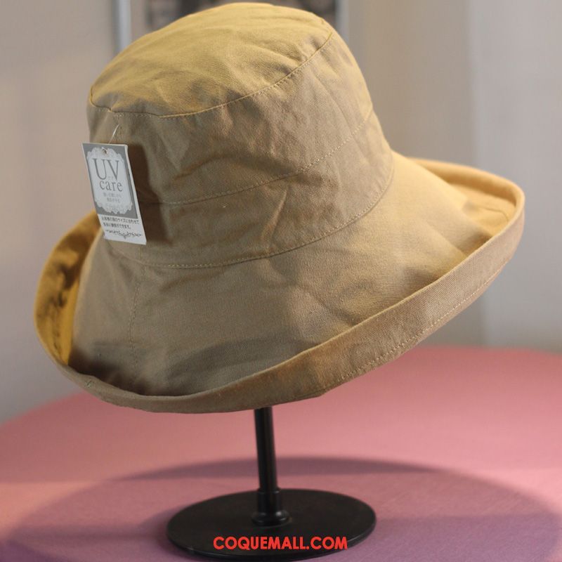 Casquette Chapeau Femme Sertissage Crème Solaire Blanc, Casquette Chapeau Chapeau Tissu Beige