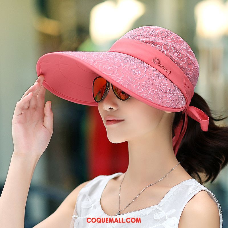 Casquette Chapeau Femme Tendance Brodé Anti-uv, Casquette Chapeau Chapeau Ombre