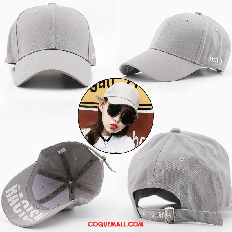 Casquette Chapeau Femme Tendance Été Chapeau, Casquette Chapeau All-match Casquette De Baseball