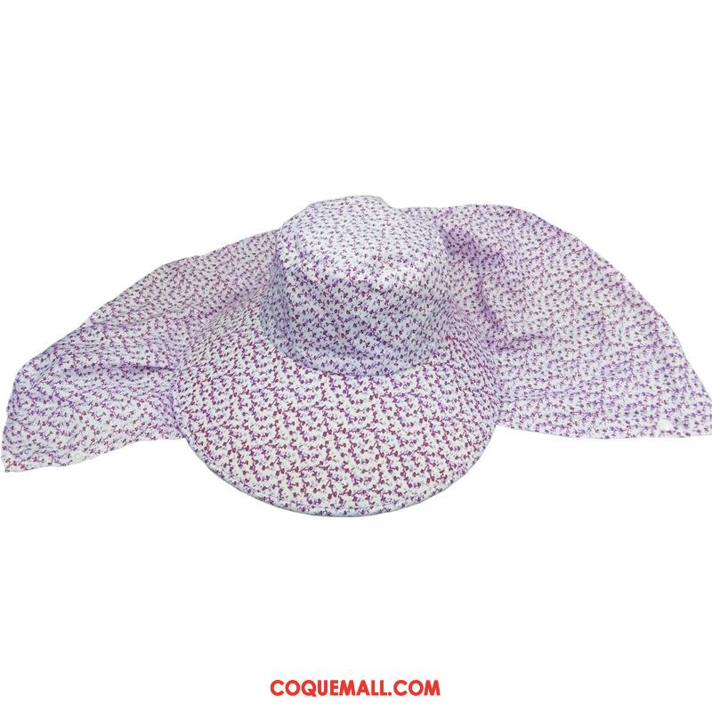 Casquette Chapeau Femme Tissu Chapeau De Soleil Étanche Au Vent, Casquette Chapeau Crème Solaire Été