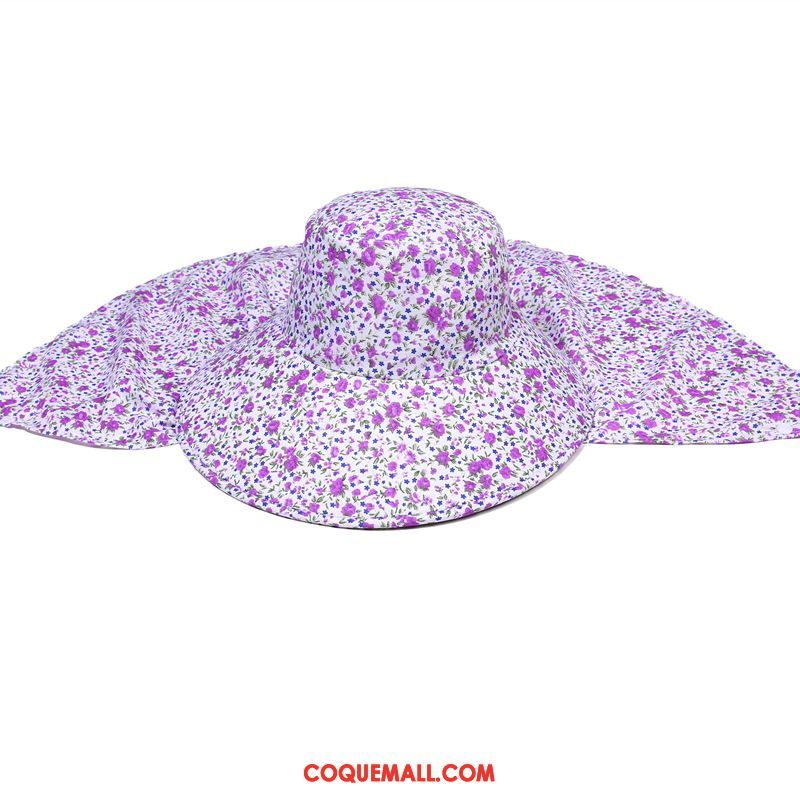 Casquette Chapeau Femme Tissu Chapeau De Soleil Étanche Au Vent, Casquette Chapeau Crème Solaire Été