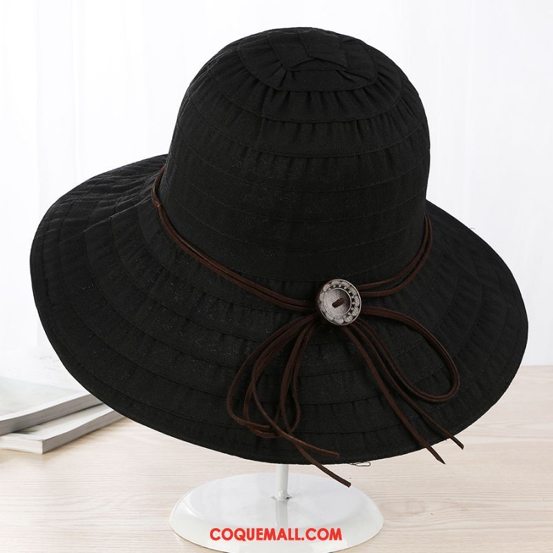 Casquette Chapeau Femme Tissu Ombre Gros, Casquette Chapeau Été Bois