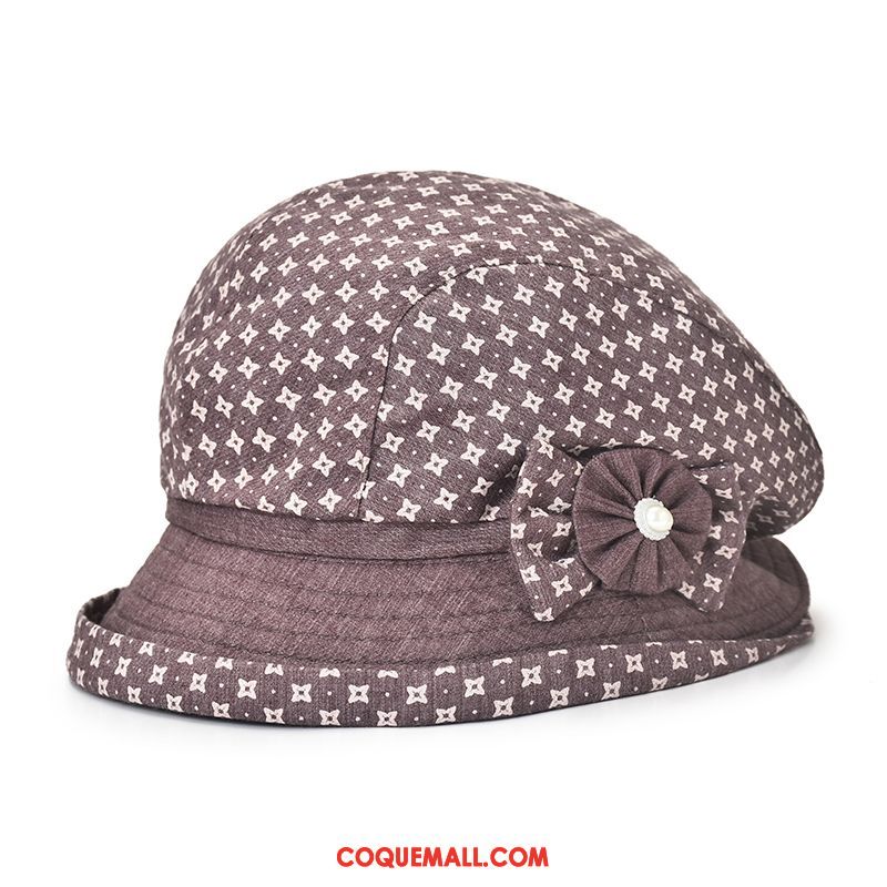 Casquette Chapeau Femme Âge Moyen Été Crème Solaire, Casquette Chapeau Maman Chapeau