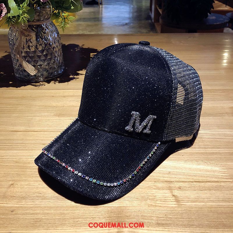 Casquette Chapeau Femme Été Casquette Diamant, Casquette Chapeau Casquette De Baseball Tendance