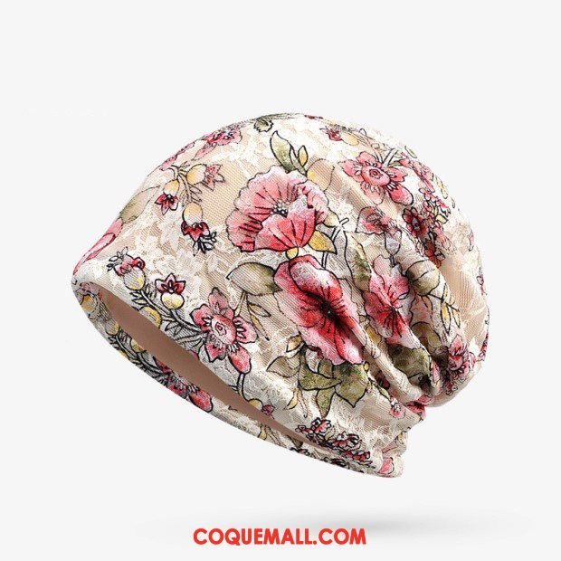 Casquette Chapeau Femme Été Chapeau Dentelle, Casquette Chapeau Rouge Section Mince