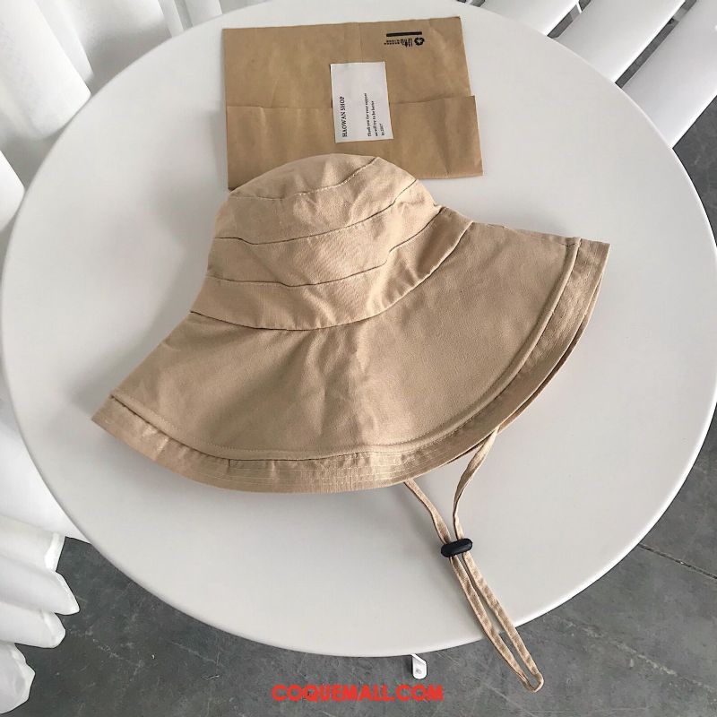 Casquette Chapeau Femme Été Gros Crème Solaire, Casquette Chapeau Été Ombre Beige