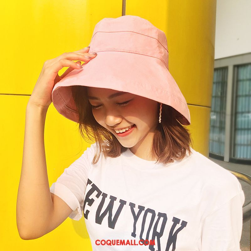 Casquette Chapeau Femme Été Rouge Crème Solaire, Casquette Chapeau Gros Chapeau De Soleil